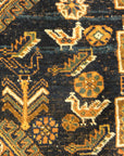 Antique Persian Afshar Rug Circa 1880. A piece of genuine authentic woven carpet art sold by Santa Barbara Design Center Rugs and More.