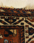 Fine Southwest Persian Afshar Bagface. A piece of woven carpet art sold by the Santa Barbara Design Center Rugs and More in Santa Barbara, California.