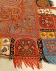 Antique Finest 1700s Persian Pashmina Kashmiri Shawl. Antique woven carpet art sold by Santa Barbara Design Center Rugs and More in Santa Barbara California