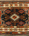 Kurdish Saddle Bag. A piece of genuine authentic antique woven carpet art sold by Santa Barbara Design Center, Rugs and More.