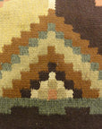 Antique Small Swedish Kelim Rug. A piece of antique woven carpet art sold by the Santa Barbara Design Center, Rugs in More in Santa Barbara, California.