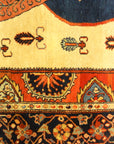 30105 Antique Sarouk Farahan Very Rare Shahpour Figure