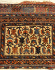 Antique Botteh Afshar Bagface. A piece of antique woven carpet art sold by Santa Barbara Design Center Rugs and More in Santa Barbara, California.