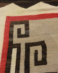 Large Antique Navajo Rug circa 1890-1900 featuring two grey hills. Sold by Santa Barbara Design Center, Rugs and More in Santa Barbara, California.