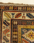 Antique Shirvan Runner Rug. A piece of authentic antique genuine woven carpet art sold by Santa Barbara Design Center, Rugs and More.