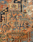 34973 Antique Heriz Rug