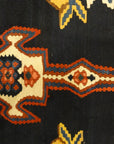 30087 Antique Persian Finest Silk Bijar Kelim with multiple color Silk Foundation