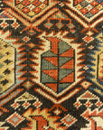 Rarest Antique Maraseli Shirvan Caucasian Prayer Rug. A piece of genuine woven carpet art sold by the Santa Barbara Design Center, Rugs and More.