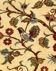 37909 Vintage Fine Persian Silk Rug