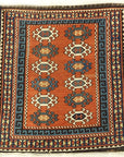 Rare Antique Caucasian Kuba Soumak Saddle Bag 30737-