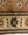 30729 Antique Eagle Kazak Chelaberd Rug