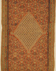 Antique Senneh Second Half of 19th Century. A piece of antique woven carpet art sold by Santa Barbara Design Center Rugs and More Santa Barbara California