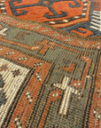 30531 Antique Talish Caucasian Rug Circa 1880