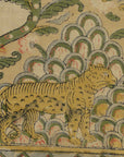 30637 Rare Antique Mughal Palampore Textile with written cartouches