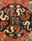 30538 Antique Rare Cloudband Caucasian Chondzoresk Rug