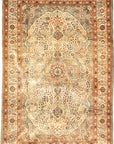The finest antique finest silk rug in the world. A piece of genuine woven carpet art sold at Santa Barbara Design Center.