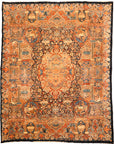 Vintage Persian Mythical Rug 25246