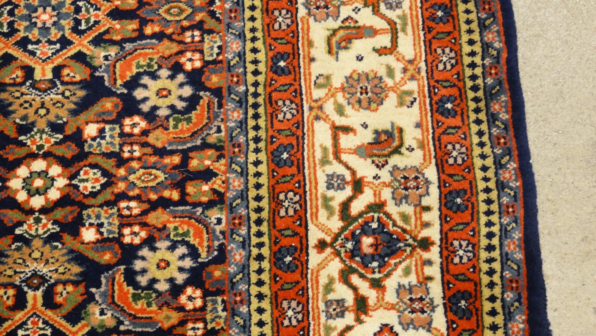 34198 Vintage Herati Rug