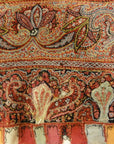 Beautiful and Unique Antique Kerman Shawl Circa 1800 - 5'6" x 5'6" - Visit us at Rugs & More in the Santa Barbara Design Center.