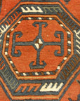 30531 Antique Talish Caucasian Rug Circa 1880