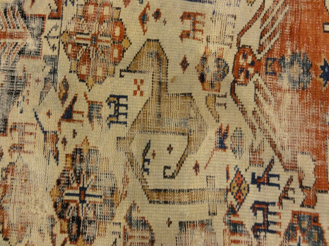 30070 Antique Rare Ivory Shirvan