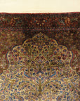 Antique Silk Maroon Kashan