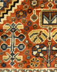 Antique Persian Qashgai Woven Circa 1890 Genuine Authentic Intricate Woven Carpet Art Santa Barbara Design Center Rugs and More