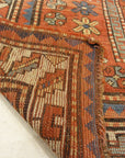 30096 Antique Fachralo Kazak Rare Prayer Rug from Caucasus