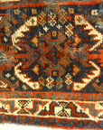 Antique Khamseh Bag Face. Rugs & More in the Santa Barbara Design Center. This is a made from fine craftsmanship and lustrous wool.