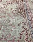 28328 Antique unique Kermanshah with the largest meditation design woven ca.1860