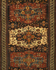 Antique Shirvan Rug Circa 1880. A piece of genuine authentic antique woven carpet art sold by Santa Barbara Design Center Rugs and More.