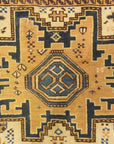 30491 Antique CAucasian Leshgi Star Rug Circa 1880s