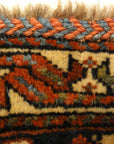 Antique Khamseh Southwest Persian Bagface. A piece of antique woven carpet art sold by Santa Barbara Design Center Rugs and More in Santa Barbara, CA.