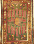 Antique Kirsehir Circa 18th Century. A piece of genuine authentic antique woven carpet art sold by Santa Barbara Design Center Rugs and More.