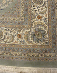 28285 Finest Kashmiri Kashan rug in green