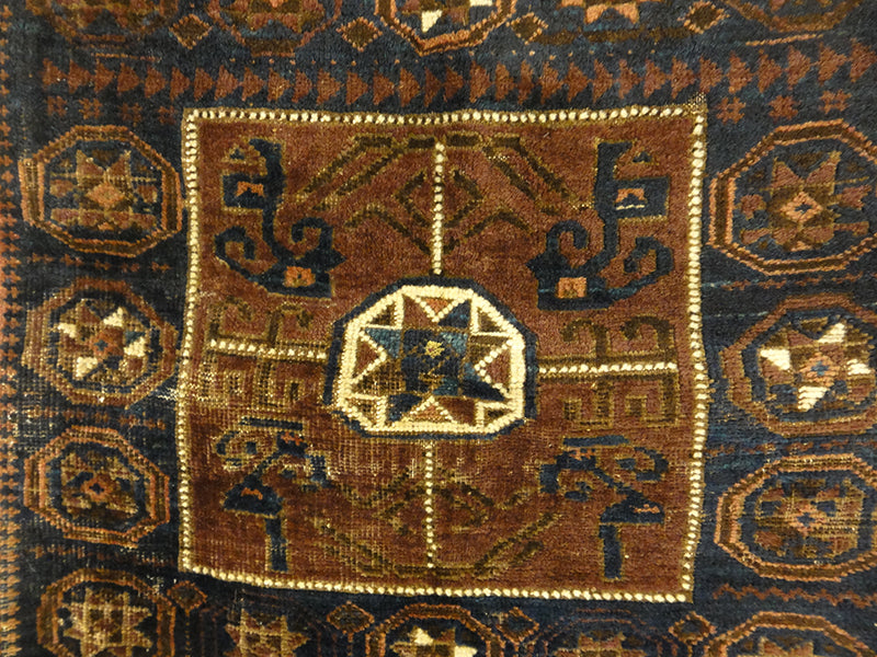 31681 Antique Baluch Tribal Bagface