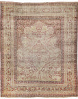 Antique unique Kermanshah with the largest meditation design woven ca.1860 28328