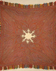Antique Finest 1700s Persian Pashmina Kashmiri Shawl. Antique woven carpet art sold by Santa Barbara Design Center Rugs and More in Santa Barbara California