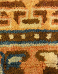 Antique Tibetan Chair Cover. A piece of antique woven carpet art sold by Santa Barbara Design Center, Rugs and More in Santa Barbara, California.