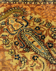 30500 important Finest Antique Qajar Silk Rug made of Nasir din Shah's theater