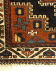Fine Southwest Persian Afshar Bagface. A piece of woven carpet art sold by the Santa Barbara Design Center Rugs and More in Santa Barbara, California.