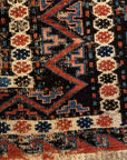 38229 Antique Kuba Soumak Caucasian Rug