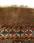 Antique Yomud Chuval Bagface from Turkestan. A piece of genuine authentic woven carpet art sold by Santa Barbara Design Center, Rugs and More.