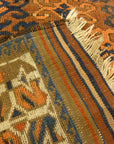 Unique Colorful Circa 1890s Beluch. A piece of genuine authentic woven carpet art sold by Santa Barbara Design Center Rugs and More.