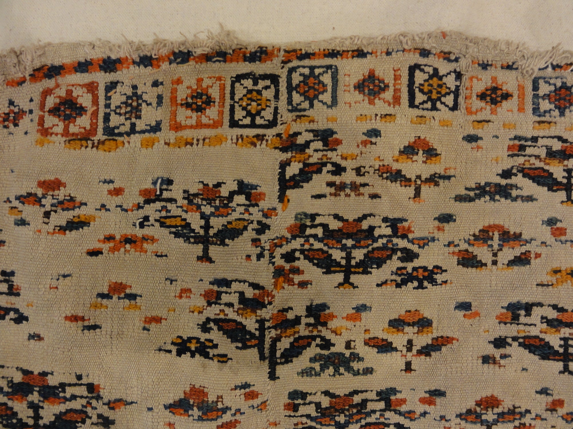 Fine Antique shahsavan korsi cover needle 30692