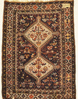30072 Antique Persian Kahmseh Chicken Rug