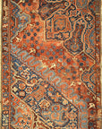 Rare Antique Sampler Oushak from 17th Century. A piece of genuine authentic woven carpet art sold by Santa Barbara Design Center, Rugs and More.
