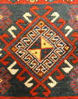 30532 Antique Kazak Double Prayer Rug