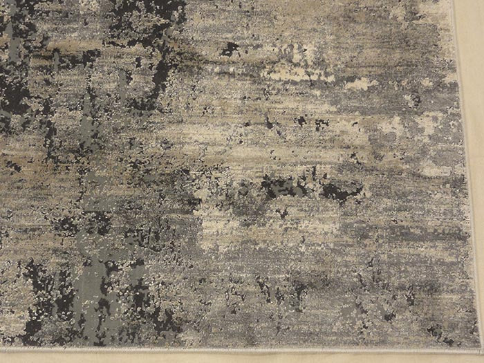 Modern Ivory Charcoal Rug | Rugs and More | Santa Barbara Design Center 33020