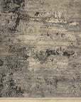 Modern Ivory Charcoal Rug | Rugs and More | Santa Barbara Design Center 33020